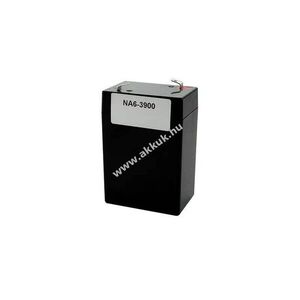 Axcom NA6-3900 nátrium-ion akku 6V 3, 9Ah 4, 7mm csatlakozó kép