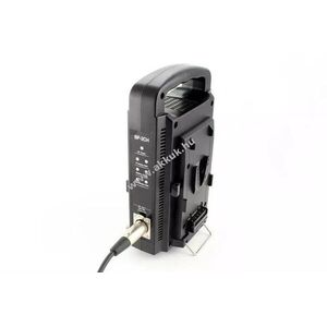 Axcom 2-csatornás V-Mount töltő XLR kábellel videókamera kép