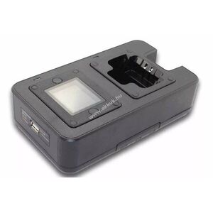 Axcom SM-X1 asztali töltő Motorola DP1400/CP040 rádió LCD töltés/kiürítés 100-240VAC 12V1A kép