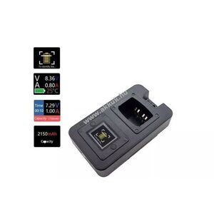 Axcom asztali töltő Motorola GP360 LCD kijelző 12V1A töltés és kisütés rádió kép