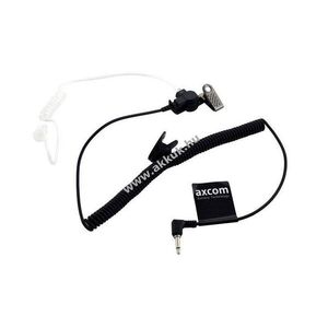 Eredeti Axcom in-ear fülhallgató bajonett csatlakozó hangcső/hangátalakító 3, 5mm L-alakú jack rádió kép