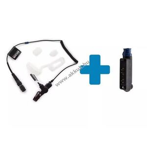 Axcom hangcsöves headset bajonett csatlakozó levehető adapter Sepura STP8000 STP9000 SC20 rádió kép