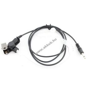 Eredeti Axcom In-Ear fülhallgató bajonett csatlakozó hangcső/átalakító egység 3, 5mm egyenes rádió kép