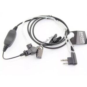 Axcom Schallschlauch headset 1-kábel rádió Doppelklinkenstecker Motorola GP300 CP040 DP1400 R2 kép