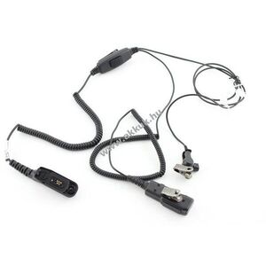 Axcom kétkábeles akusztikus csöves headset Motorola MTP6650 MTP850FuG MTP850S DP3000 DP4000 rádió kép