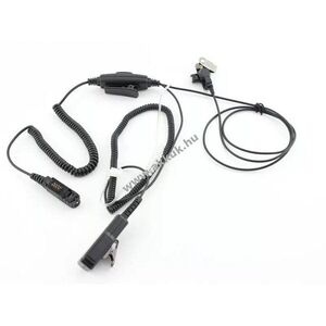 Axcom hangcsöves headset 2 kábel rádió Motorola DP2000 DP2400 DP2600 DP3441 MTP3550 R5 kép