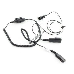 Axcom akusztikus cső headset 2-kábeles Sepura STP8000 STP9000 SC20 rádió kompatibilis kép