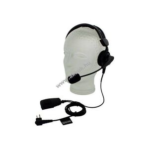 Axcom fejre helyezhető headset hajlékony mikrofon PTT Motorola GP300/CP040/DP1400/R2 HYT TC rádió kép