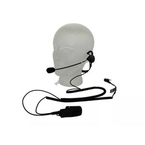 Motorola GP300/CP040/DP1400/R2 hátsó- és nyakpántos headset rádióhoz kép