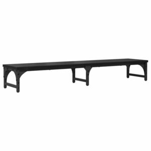 vidaXL Monitor Tartó Fekete tölgy 105 x 23 x 15, 5 cm Faanyag kép