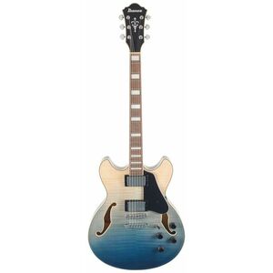 Ibanez AS73FM Transparent Indigo Fade kép