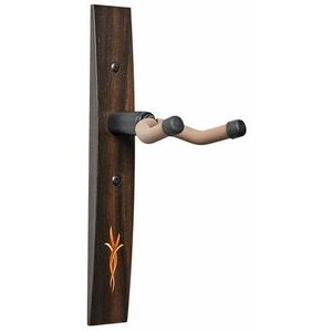 Taylor Guitar Hanger Ebony Myrtlewood/Boxwood Bouquet Inlay kép