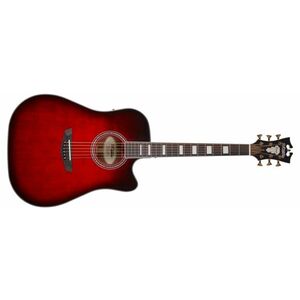 D'Angelico Premier Bowery Trans Black Cherry Burst kép