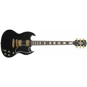 Gibson Custom SG Custom 2-Pickup w/ Ebony Fingerboard Gloss Ebony kép