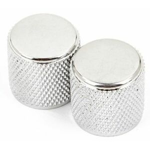 Fender Telecaster/Precision Bass Knobs, Knurled Chrome kép