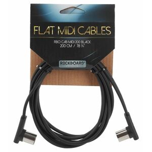 Rockboard Flat MIDI Cable Black 200 cm kép