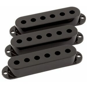 Fender Pickup Covers, Stratocaster Black kép