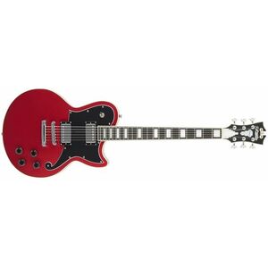 D'Angelico Single Cutaway Solid Body Oxblood kép