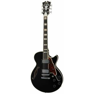 D'Angelico Single Cutaway Black Flake kép