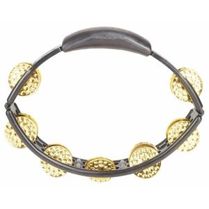 Latin Percussion Cyclops Tambourine Dimpled Brass kép