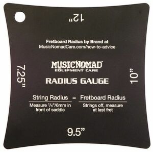 Music Nomad Precision Radius Gauge Set kép
