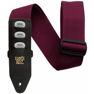 Ernie Ball Pickholder Strap Burgundy kép