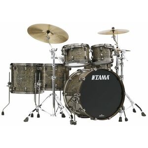 Tama Starclassic Walnut/Birch Gloss Charcoal Tamo Ash Shell Set kép