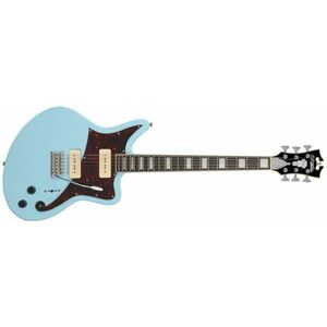 D'Angelico Offset Solid Body Sky Blue kép