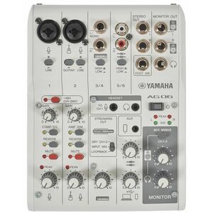 Yamaha AG06 MK2 White kép