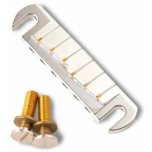 PRS Machined Stoptail Bridge, Unplated Polished Aluminum kép