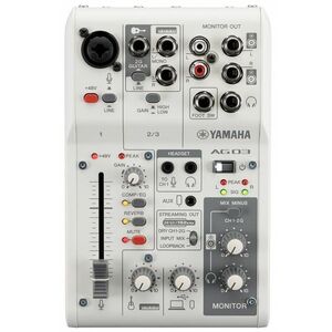 Yamaha AG03 MK2 White kép