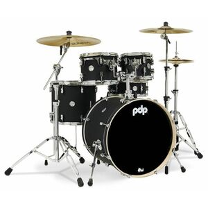 PDP Concept Maple 5 Piece Set Satin Black Finish Ply kép