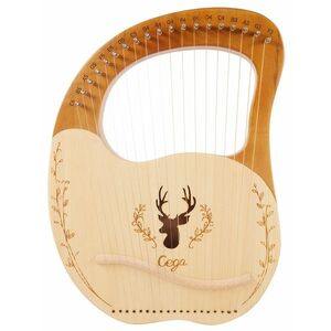 Cega Lyre Harp 19 Strings White kép