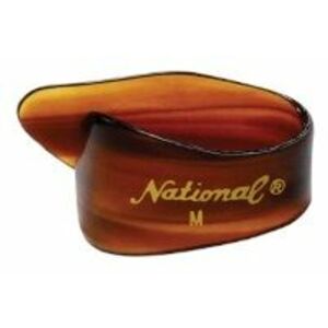 D'Addario National Celluloid Thumb Picks, Medium Tortoiseshell - 4 pac kép