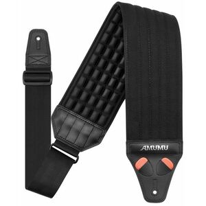 Amumu AirCell Bass Strap Black Extra Long kép