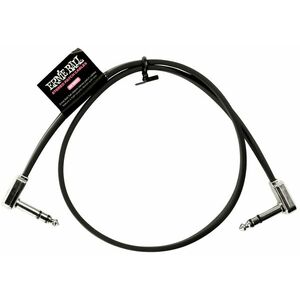 Ernie Ball Flat Ribbon Stereo Patch Cable 24" Black kép