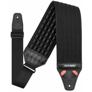 Amumu AirCell Bass Strap Black Standard kép