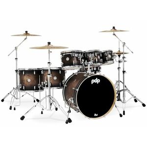 PDP Concept Maple 7 Piece Satin Charcoal Burst Laquer kép