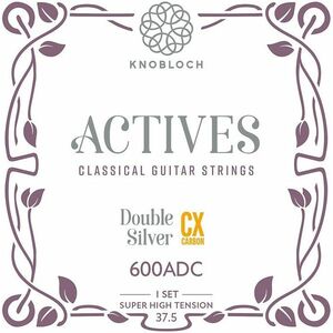 Knobloch ACTIVES Double Silver CX Carbon Super High Tension 37.5 kép