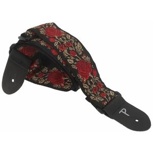 Perri's Leathers 7634 Jacquard Red/Gold Roses kép