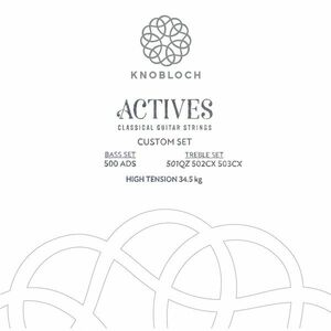 Knobloch ACTIVES Double Silver Bass Set High Tension 34.5 kép