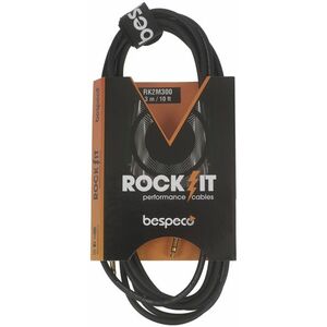 Bespeco ROCKIT Stereo Cable Jack 3, 5 TRS - Jack 3, 5 TRS 3 m kép
