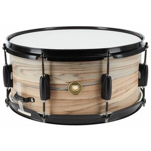 Tama 14" x 6, 5" Woodworks Natural Zebrawood Wrap Snare Drum kép