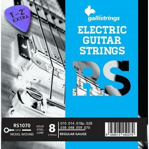 Galli RS1070 Nickel 8-String Regular kép