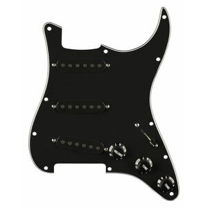 Fender Pre-Wired Strat Pickguard, Pure Vintage '65 w/RWRP Middle, Blac kép
