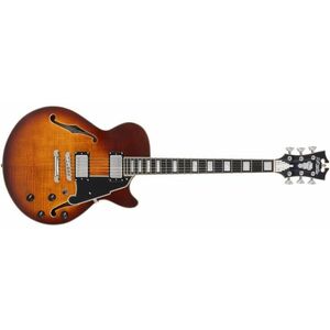 D'Angelico Premier SS Single Cutaway Stop-Bar Tailpie CE Dark ICEd Tea kép