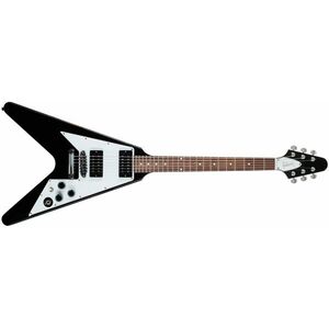 Gibson Custom 1979 Flying V Kirk Hammett Ebony Murphy Lab Replica Aged kép
