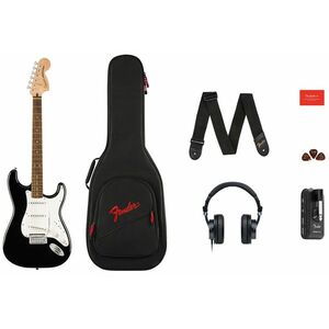 Fender Squier Affinity Stratocaster Micro Pack BK kép