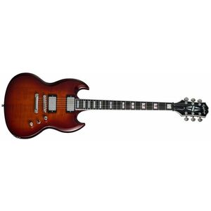 Epiphone SG Prophecy (Incl. Premium Gig Bag) Aged Bengal Tiger Burst kép