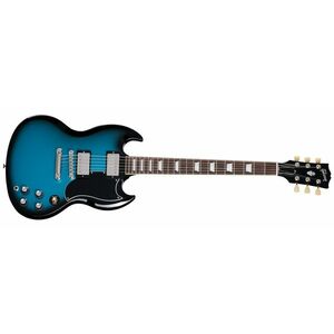 Gibson SG Standard '61 Stop Bar Pelham Blue Burst kép